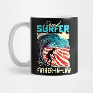 Proud Surfer Father-in-law Mug